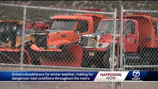 Plan on driving? Expect slick roads and low visibility