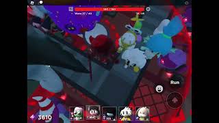 How to beat Roliday Rumble Hard Duo Roblox Tower Heroes (Secret Map)