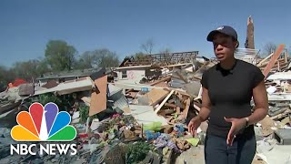 Arkansas town devastated after tornadoes battered South and Midwest