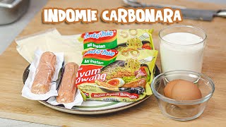 Sempat Viral Tapi Ngangenin ! Resep Indomie Carbonara