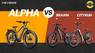 Heybike Station | ALPHA vs Brawn \u0026 Cityrun: Which 26\