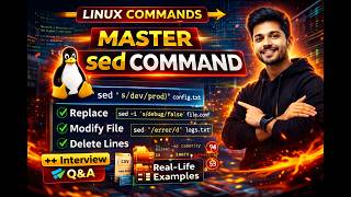 SED Command Explained Clearly | Linux Text Processing Tutorial
