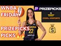 WNBA FRIDAY PRIZEPICKS PICKS | UNDERDOG 8-16-24 PICKS