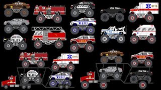 Monster Emergency Vehicles - The Kids' Picture Show (Fixed)