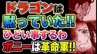 【ワンピース 最新話】ドラゴンは黙っていた！くまの過去が判明？ボニーとベガパンク（予想考察）