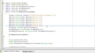 Java Programming Tutorial -GridBagConstraints-42- int fill