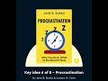 procrastination how to overcome it by jane b. burka audiobook