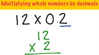 Multiplying a Whole Number by a Decimal