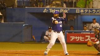 2018.5.2 中日ドラゴンズ ソイロ・アルモンテ タイムリーヒット（バッティングフォーム\u0026バッティング）