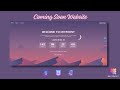 🎉 How to make Coming Soon Landing Page | FULL HTML, CSS & JavaScript Tutorial !  🎉