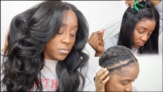 How To Sew Down A Lace Closure Wig Tutorial Natural Results