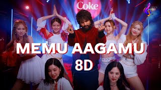 Memu Aagamu ft. Allu Arjun, Armaan Malik, and TRI.BE (Coke Music Live) | 8D Song