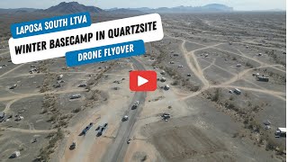 How Crowded is LaPosa South in Early January 2025? A Drone Tour of Quartzsite’s Top LTVA.