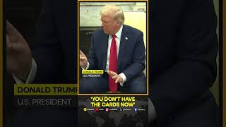 US President Donald Trump Schools Zelensky After Explosive Meeting At The Oval | WION Shorts