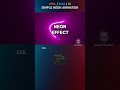 Neon animation for cursor. #html #programming #web #frontend #javascript #code #htmlcss #css3