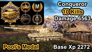 PS4 World of Tanks  Conqueror 10 Kills Pool's Medal Damage 6563