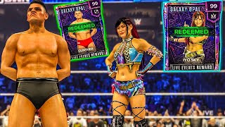 How To UNLOCK Galaxy Opal Gunther \u0026 IYO Sky Cards In WWE2K24 My Faction