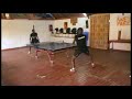 Kevin Mafabi perfect forehand & Backhand topspin table tennis drills with Singa'r #westpark T.tennis