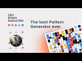 The best Pattern Generator ever (BONUS) | Super Designer