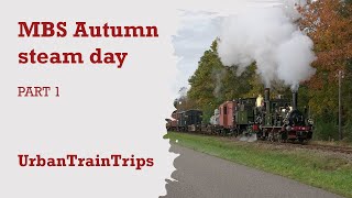 MBS Autumn steam day part 1, MBS Najaarsstoomdag deel 1, MSB Herbstdampftag Tiel 1