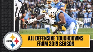 HIGHLIGHTS: All defensive touchdowns from 2019 season | Pittsburgh Steelers