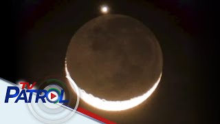 Marami namangha sa lunar occultation ng planetang Venus nitong Biyernes, March 24 | TV Patrol