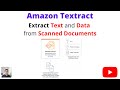 How to Extract Text from PDFs and Images with Amazon Textract | OCR | NLP | Python Code | AWS