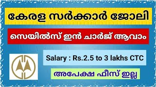 Psc പരീക്ഷ ഇല്ലാതെ സർക്കാർ ജോലി | Latest Kerala Government Jobs 2025 | Malayalam