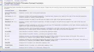 Visual Basic Video Tutorial - Volume 1- Lesson 21: Format Function