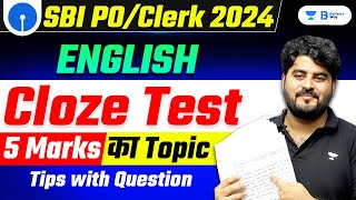 Cloze Test Tips and Tricks with Questions Practice for SBI PO/Clerk 2024 | By Vishal Sir