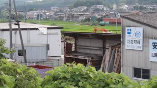 津山線　快速「ことぶき」岡山行き　2両編成　備前原駅