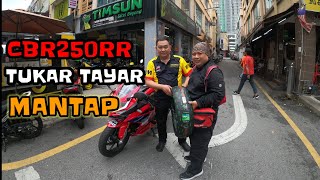 HONDA CBR250RR MASUK TAYAR TIMSUN TS689WINGSPORT 150/60/17  RM365  | KK SUPER BIKERS SDN.BHD