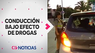 Alerta por conducción bajo el EFECTO DE DROGAS: Mayoría de los casos son jóvenes - CHV Noticias