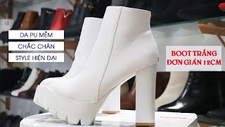 [ TP Fashion shop] Boot cổ ngắn gót vuông cao 12cm ĐƠN GIẢN GBN5402