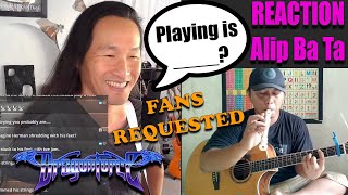 DragonForce Reaction Herman Li Reacts to Alip Ba Ta - My Heart Will Go On Fingerstyle Cover