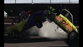 SNB World Cup/Scottish Championship Crash Highlights - Online Bangers: Wreckfest