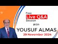 Free Live Career Counselling Q&A Session | Career and Subject selection with Yousuf Almas 29/11/2024