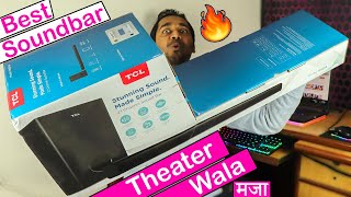 TCL Home Theater Soundbar with Wireless Subwoofer Unboxing \u0026 Review in Hindi | Best Soundbar 2020