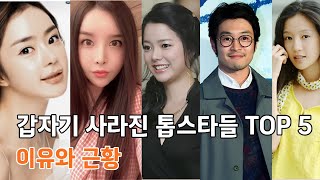 인기톱이였던 배우들 갑자기 사라져 근황궁금한 TOP 5 #서우진 #하리수 #이켠#김민#최은주