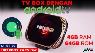 TV Box yang udah pake Android TV OS nih gaes! HK1 RBOX X4 TV Box Review Indonesia