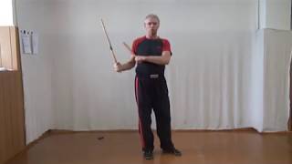 Kali Escrima Doppelstock: 3 einfache Drills. Cop-Cop, Ikis, High-Low-High