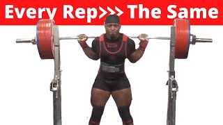 Powerlifter Squats 45 to 635 lbs With EXCELLENT Technique #SHORTS