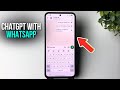 How to Connect WhatsApp With ChatGPT