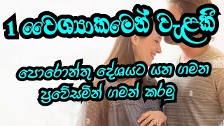 1 වෛශ්‍යයා කමෙන් වැළකී පොරොන්දු දේශයට යන ගමන ප්‍රවේසමින් ගමන් කරමු