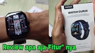 Review smartwatch Aolon Watch Curve apa aja fitur fitur nya,?? Klik video ini..!!