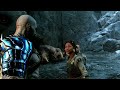 atreus says goodbye to kratos and the others god of war ragnarök ending 4k