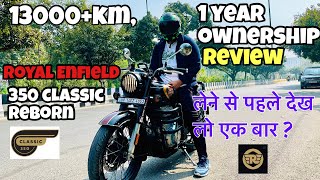 Royal Enfield 350 classic reborn 1 year ownership(Honest review)#royalenfield #bullet#review 👑