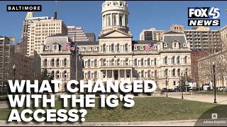 Baltimore S Ig Had Access To Records What Changed