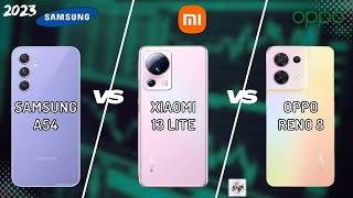 SAMSUNG A54 VS XIAOMI 13 LITE VS OPPO RENO 8