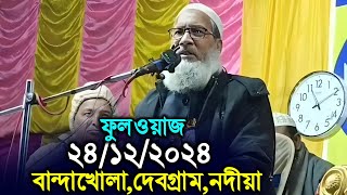 24/12/2024 দেবগ্রাম নদীয়া ফুল ওয়াজ/Badruddoja Nadvi Waz